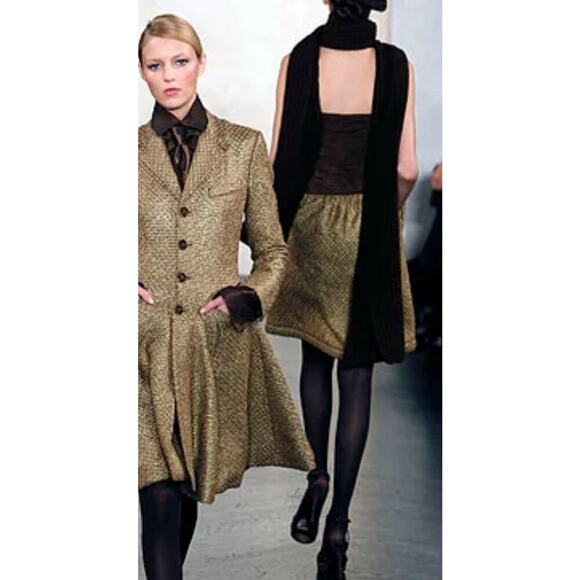 Ralph Lauren Collection Purple Label Vintage Suede Bustier Strapless Top Runway - Picture 14 of 14